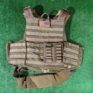 Eagle Land CIRAS Plate Carrier - XL - Curved Ballistic Plates Included